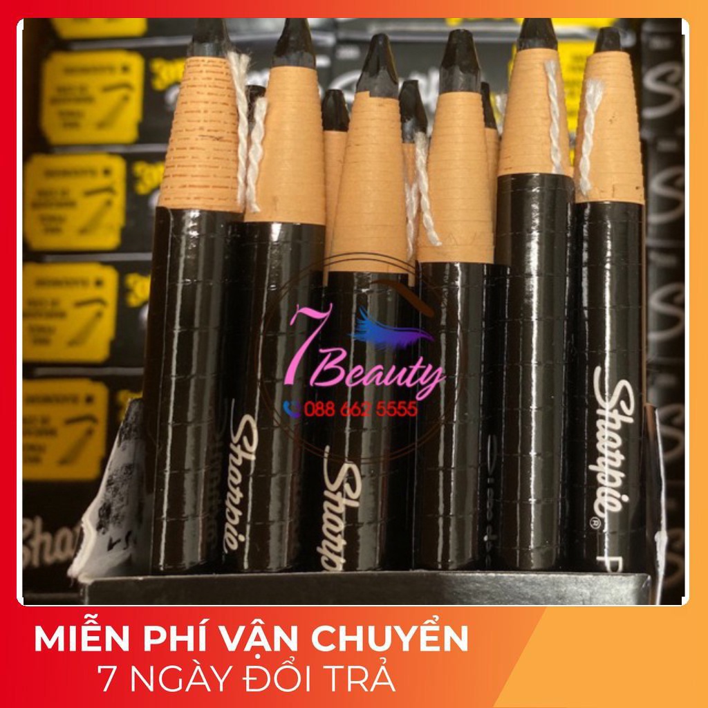 CHÌ ĐÁ SHARPIE HAI MÀU ĐỎ ĐEN