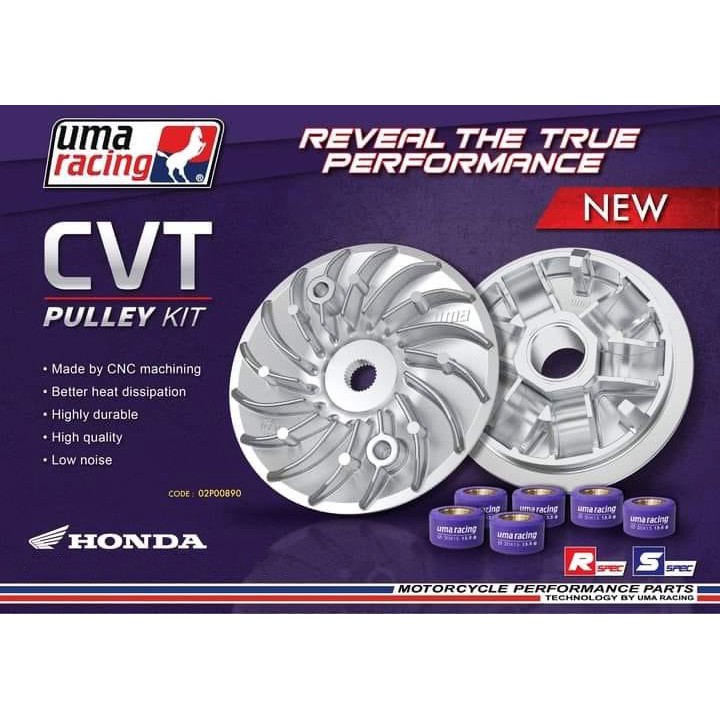 Nồi độ Uma Racing cho Honda Vario AirBlade 125 SHMode PCX Click125 Lead125 - Chén bi cánh quạt bi nồi Uma Racing