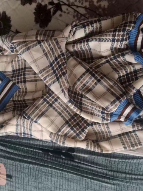 Áo Nỉ Len Kẻ Caro  sẵn hàng đủ size