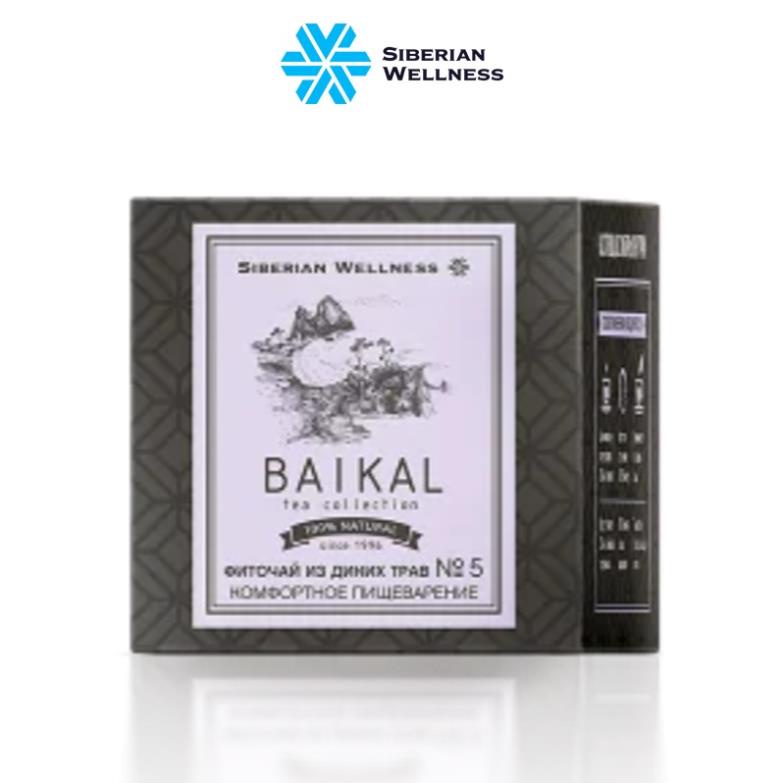 [Siberian Wellness] Trà thảo mộc hỗ trợ tiêu hóa Baikal tea collection. Herbal tea №5 - Siberian Wellness