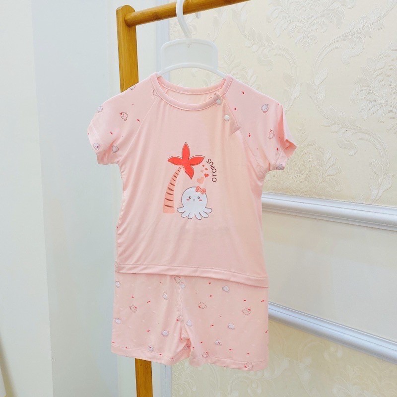 MOMMA BABY - Bộ Bamboo siêu mềm mát cực xinh cho bé trai bé gái