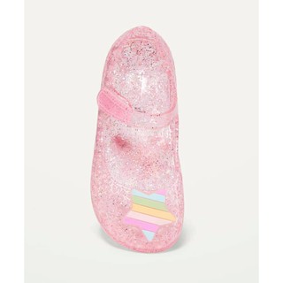 Giầy nhựa thơm bé gái hồng ngôi sao size 5-11