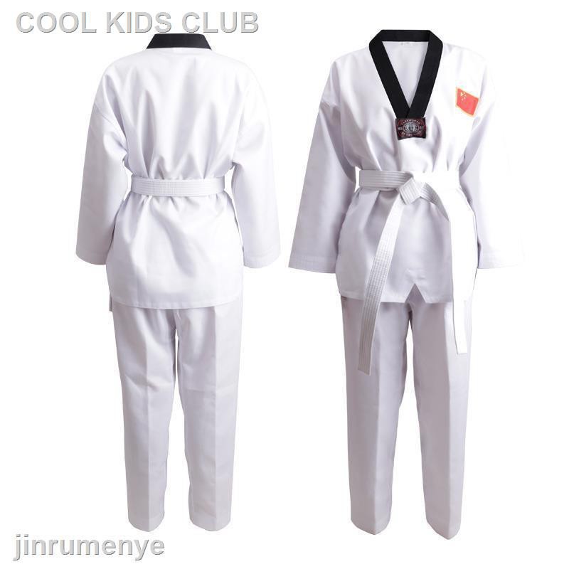 Đồng Phục Tập Võ Taekwondo Chất Liệu Cotton Dành Cho Trẻ Em