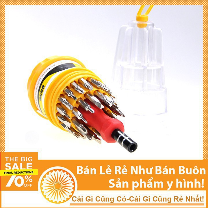 Bộ Tua Vít Đa Năng 31 Món Chuyên Dụng Tô Vít 2 Cạnh Tô Vít 4 Cạnh