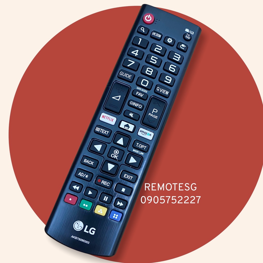 REMOTE LG SMART TIVI HÀNG ZIN CHÍNH HÃNG CÓ NETFLIX VÀ AMAZON