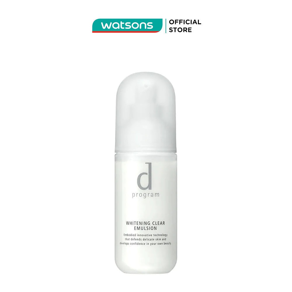 Sữa Dưỡng D Program Dưỡng Sáng Cho Da Nhạy Cảm Whitening Clear Emulsion 100ml