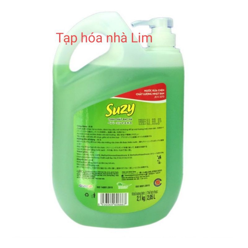 Nước rửa chén bát Suzy Nhật Bản 2,1kg - thành phần Hữu Cơ CHẤT LƯỢNG NHẬT BẢN