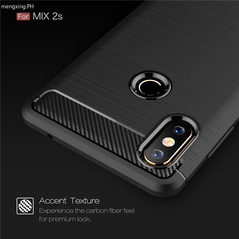 Ốp Lưng Tpu Mềm Sợi Carbon Chống Sốc Cho Xiaomi Mi Mix 2s Xiaomi Mi Mix2S