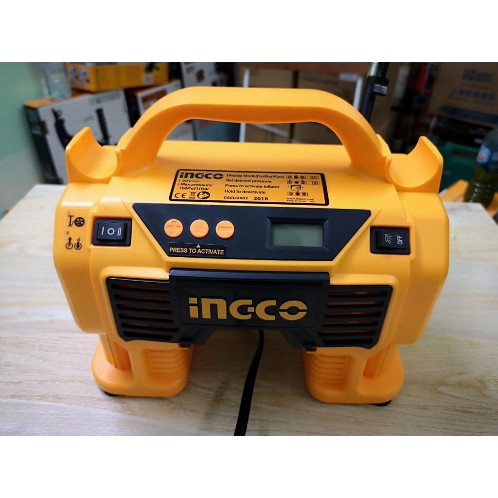 20V Máy nén khí tự động dùng pin INGCO CACLI2002