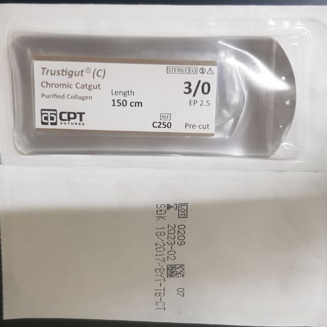 Chỉ CPT TRUSTIGUT C 3.0 (CHROMIC CATGUT)