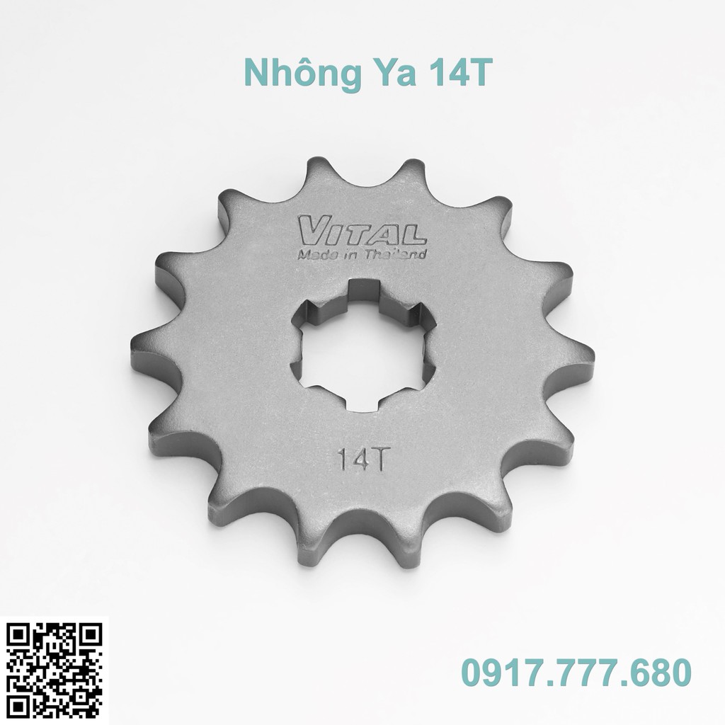 Nhông trước Vital cho Sirius, Sirius FI, Jupiter-R, Juiper-V, Exciter 135, Exciter 150, Taurus, R15, Fz150, MT 15