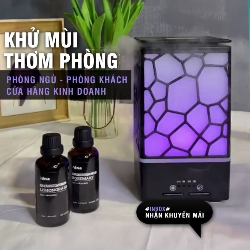 Máy Xông Tinh Dầu Lập Phương Sang Trọng