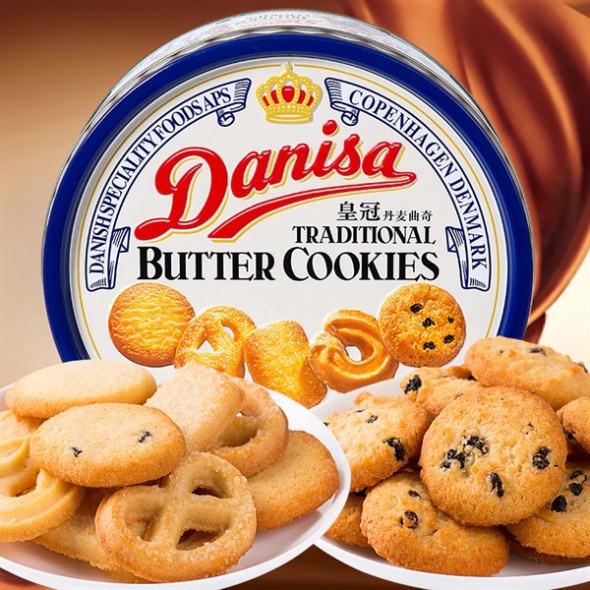 Bánh Quy Danisa Butter Cookies  Hộp Thiếc 454G + Túi / 200G - Indonesia