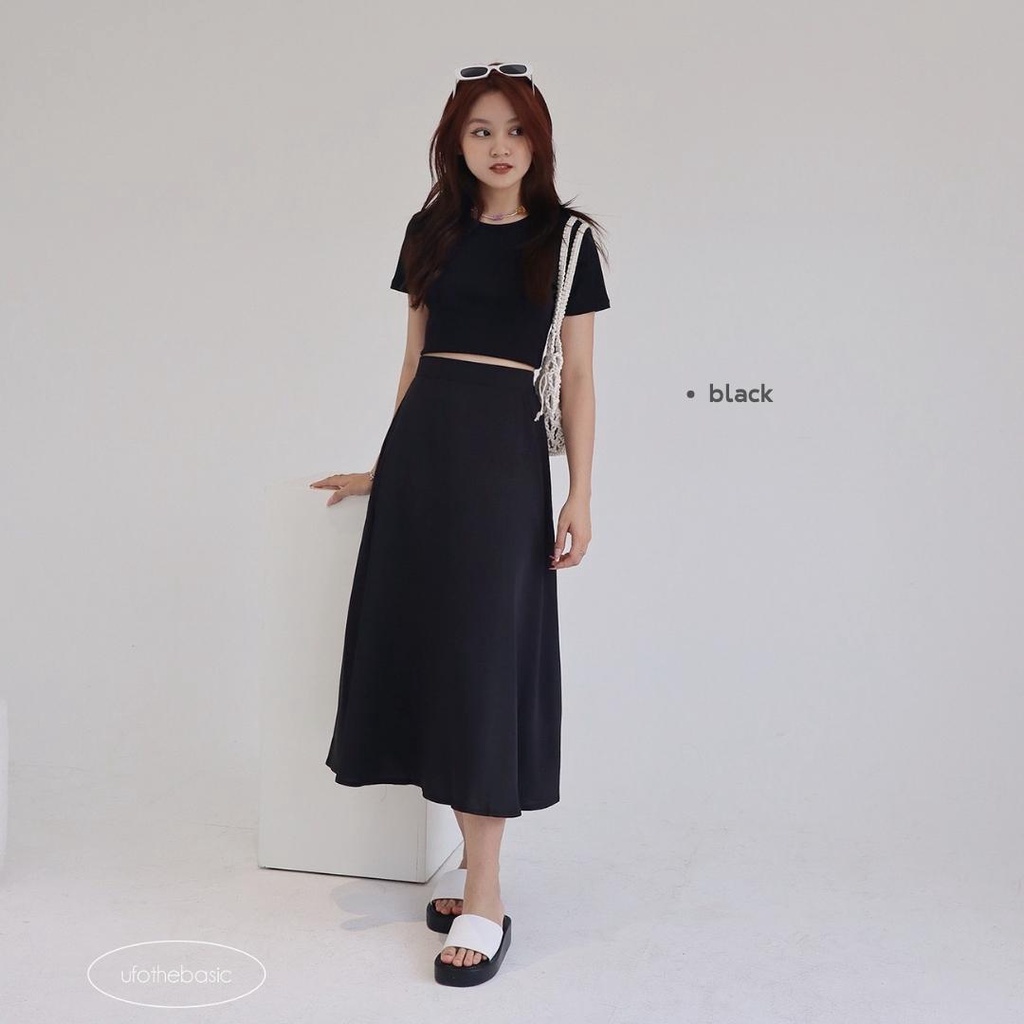 Áo croptop chất borib co giãn tốt freesize - Borib Croptop - by ufo.thebasic