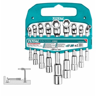 Bộ dụng cụ vặn ốc, bu lông chữ l 9 chi tiết total tlaswt0901