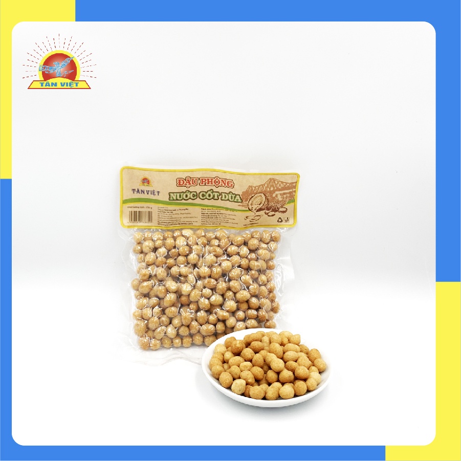 Đậu Phộng Cốt Dừa Tân Việt Thơm Béo An Toàn Vệ Sinh 250gr-280gr