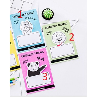 Giấy ghi chú, giấy note, sticker hình troll