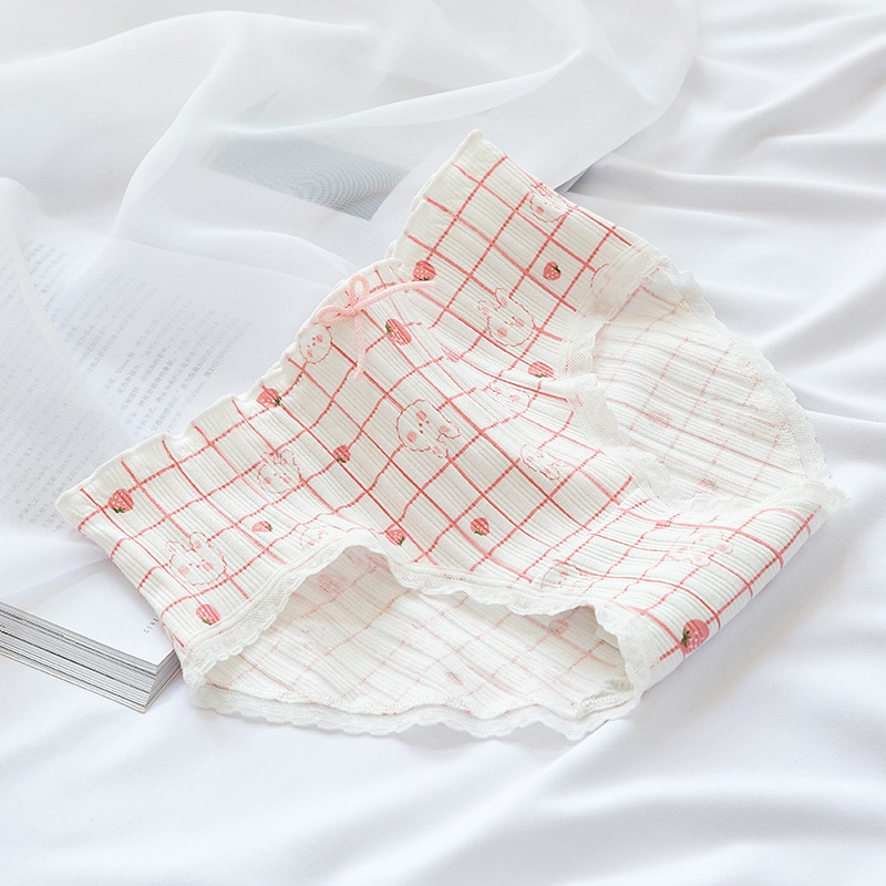 Quần Lót Nữ Cotton Dâu Tây Ngang Eo ( QL:512) Hàng Loại Đẹp.