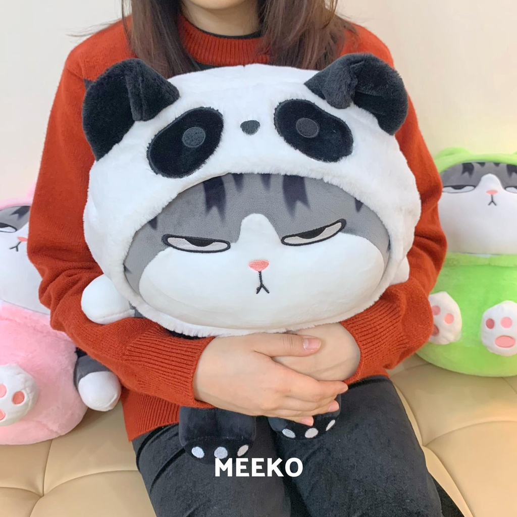 Thú nhồi bông Mèo hoàng thượng cosplay thú Pika Cat 3 phiên bản MEEKO
