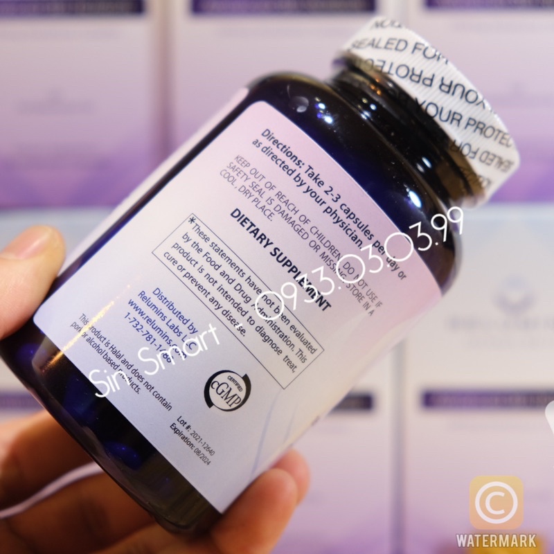 Viên Uống Trắng Da Relumins Advance White 1650mg 15X