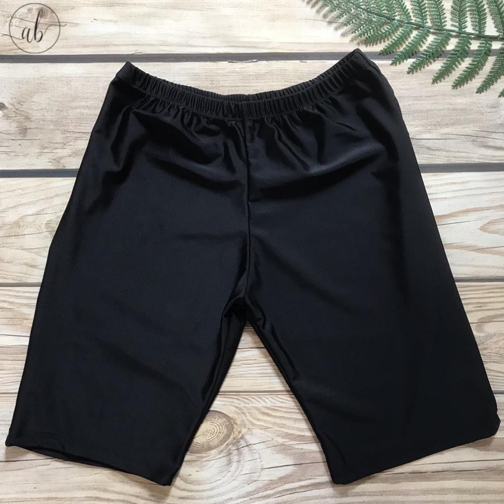 Quần bơi nữ lửng trên gối - Quần tập thể thao gym, yoga, thể dục, legging Freesize (40-60kg) ! | BigBuy360 - bigbuy360.vn