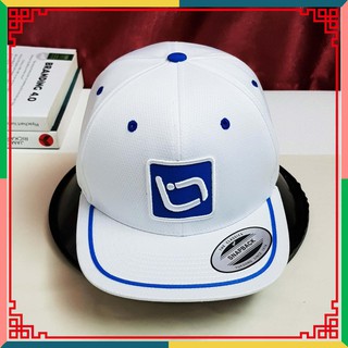 Mũ Snapback Nón Snapback Siêu Phẩm Trắng Xanh Bumơreng 2019.
