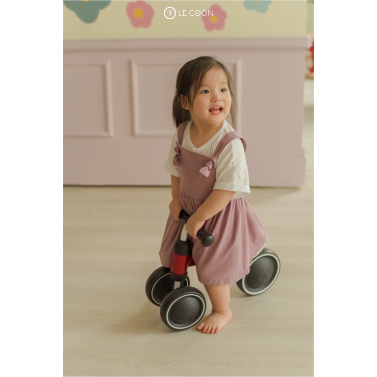 LE COON Váy yếm lửng dây thắt cho bé