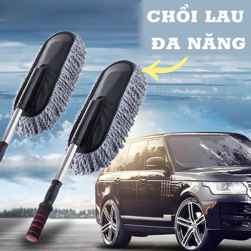 Chổi lau nóc xe ô tô sợi mềm điều chỉnh được độ dài tiện lợi