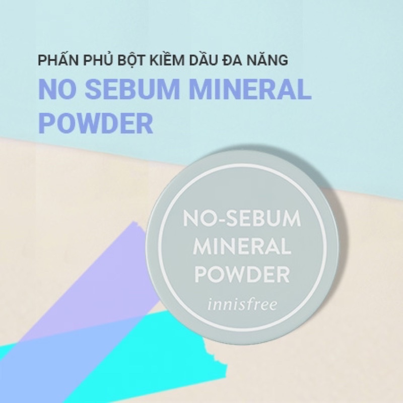 Phấn phủ kiềm dầu dạng bột Innisfree No Sebum Mineral Powder (5g)