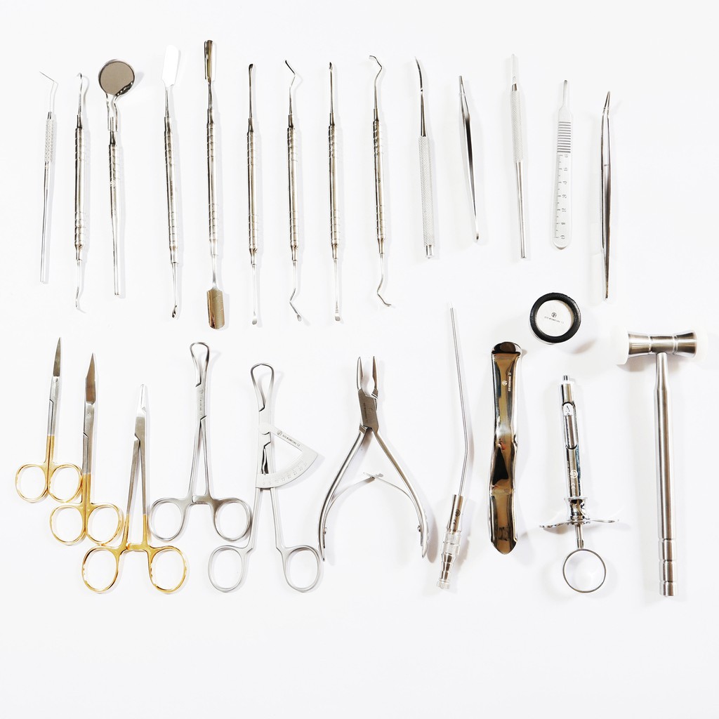 Bộ dụng cụ phẫu thuật implant - bộ 26 chi tiết - elite (Hàng nhập Ấn Độ)