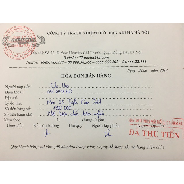 Triple Care Gold - Nuôi dưỡng, bảo vệ sụn khớp