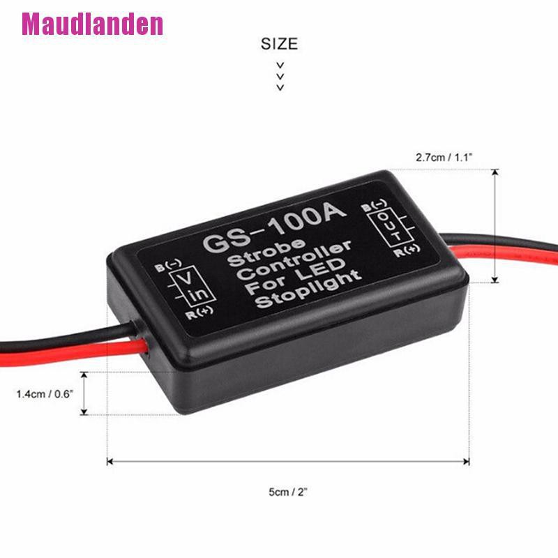 Bộ Mô Đun Điều Khiển Đèn Phanh Xe Hơi Gs-100a Kèm Phụ Kiện