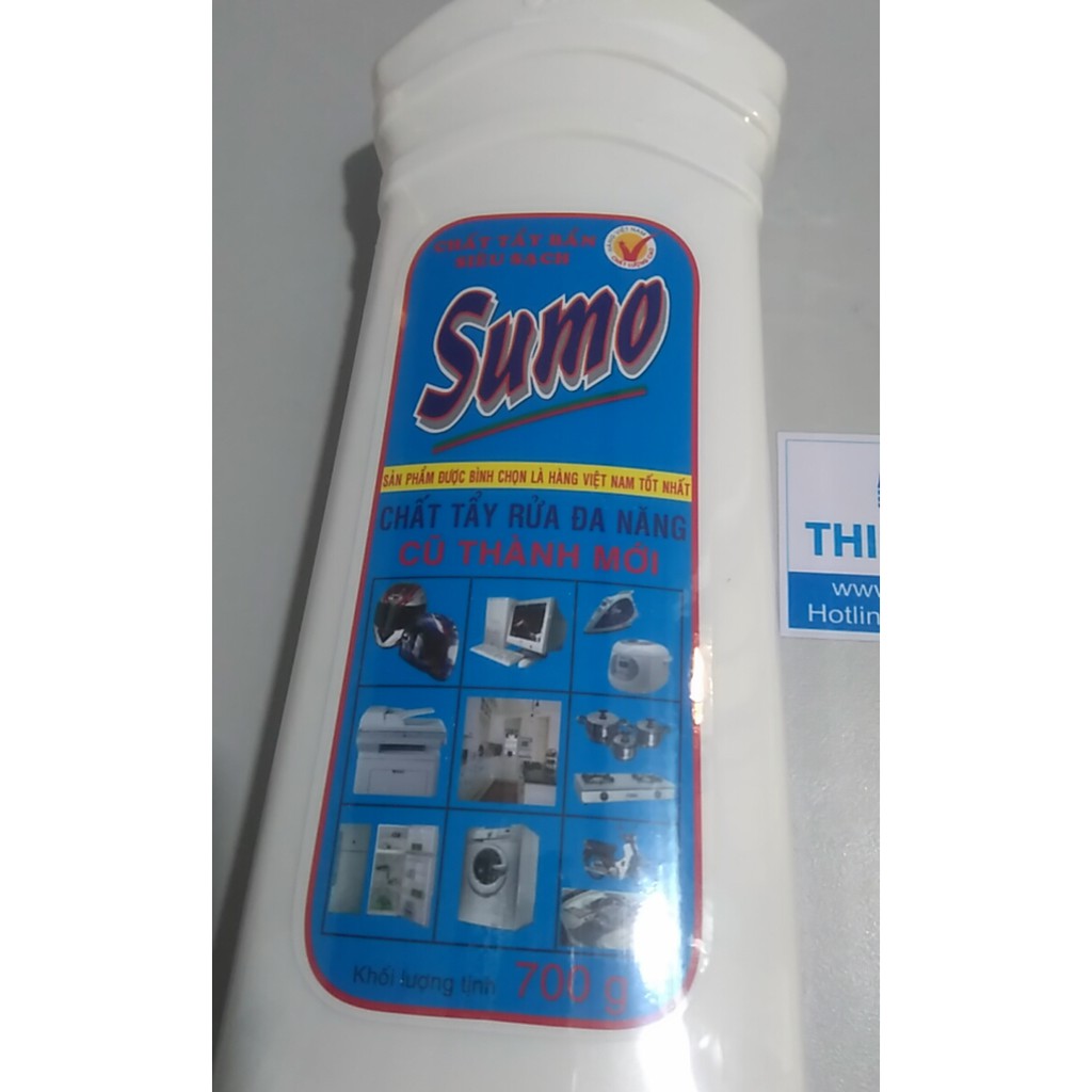 Chai tẩy rửa đa năng sumo trên mọi chất liệu chai 720ml