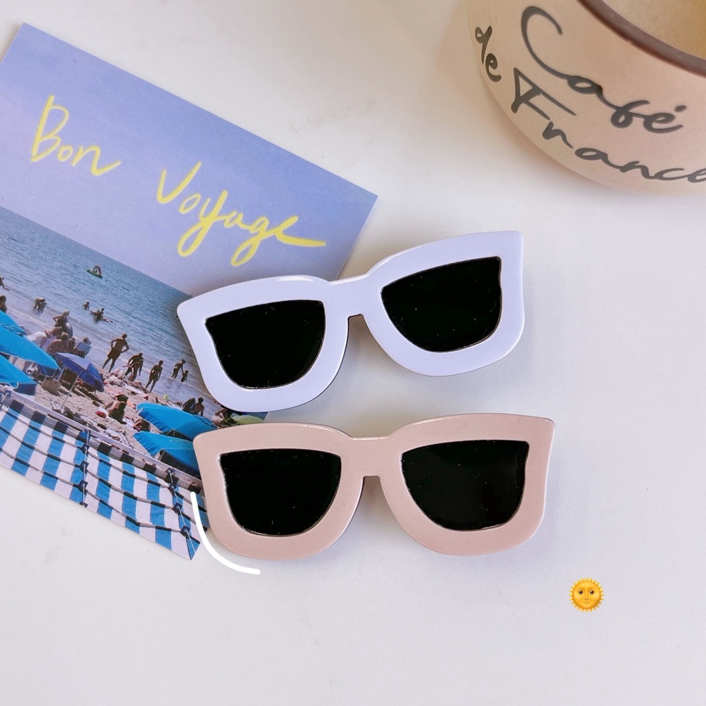 Kẹp Tóc Cài Hình Kính Mắt Sunglasses
