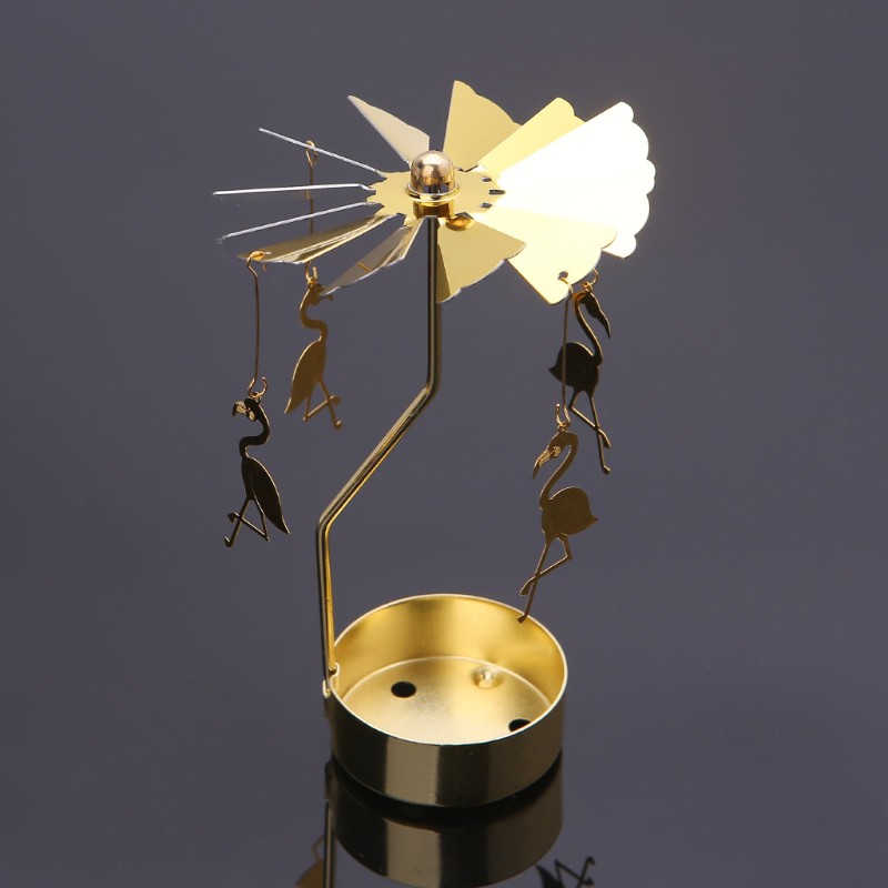 Giá kê đèn cầy cao cấp có thể xoay phù hợp trang trí tiệc đám cưới hoặc làm quà tặng