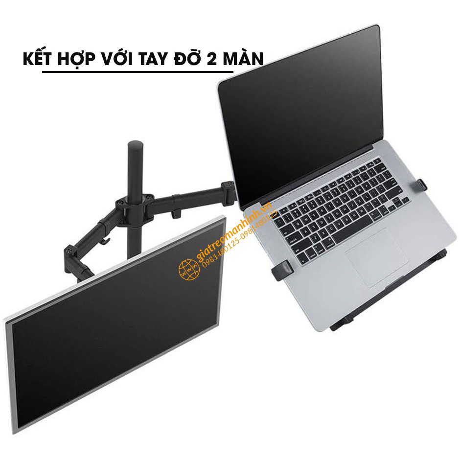 Giá Đỡ Laptop - Macbook - Máy Tính Bảng - Ipad Model: DA1 10-17Inch - Sản Phẩm Chưa Bao Gồm Tay Đỡ