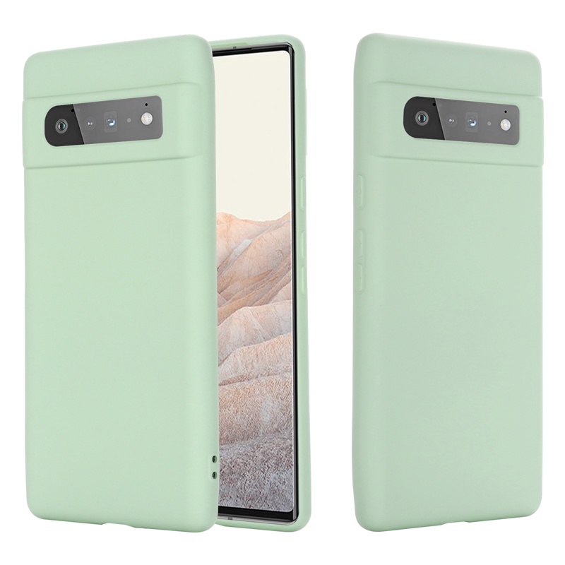 Ốp Điện Thoại Silicon Gel Mềm Phối Lớp Lót Vi Sợi Dành Cho Google Pixel 6 Pro / 6