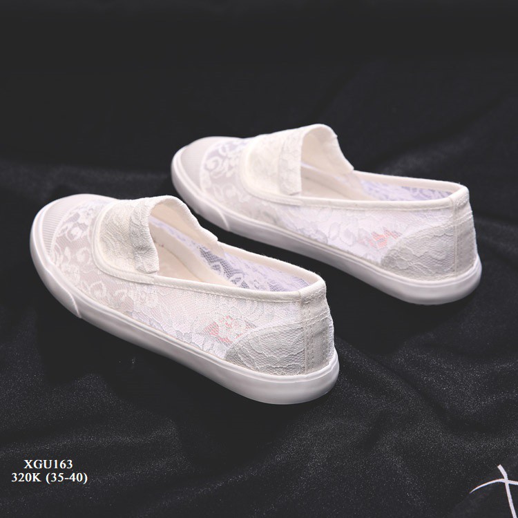 XGU163 Giày nữ lưới ren phong cách Hàn Quốc