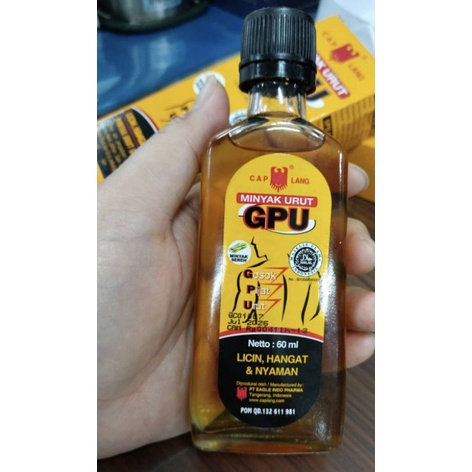 Dầu xoa bóp MINYAK URUT GPU indonesia