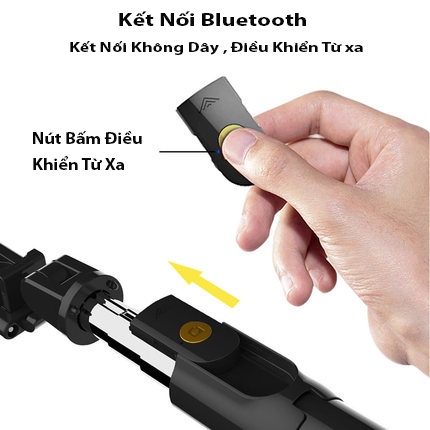 Gậy Chụp Ảnh Bluetooth Tripod K07 3 chân đa năng chống rung xoay 270 độ Giá đỡ điện thoại để bàn để bàn - BELO