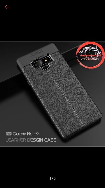 Ốp dẻo vân da Galaxy Note 9 hiệu Auto focus chống sốc