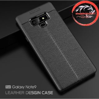 Ốp dẻo vân da Galaxy Note 9 hiệu Auto focus chống sốc