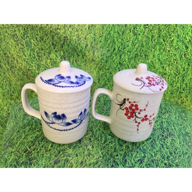 Cốc dáng trụ 330ml Bát Tràng Cao Cấp