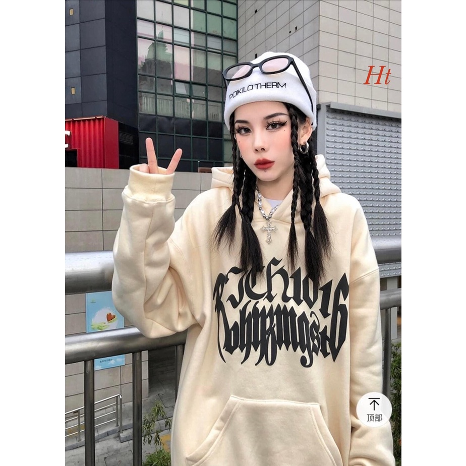Áo hoodie Chữ lượn 2 dòng-5H5T