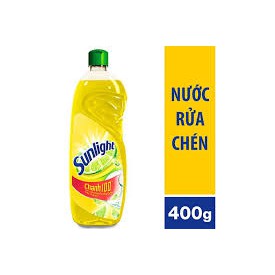 Nước rửa chén Sunlight Chanh chai 400g