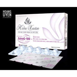 Viên uống Kiều Xuân - giảm nám, sáng da - Hộp 20 viên