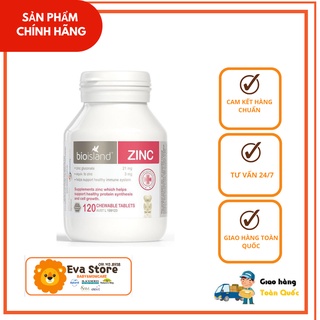 Viên gấu kẽm bổ sung Bioisland ZinC cho trẻ 120 viên