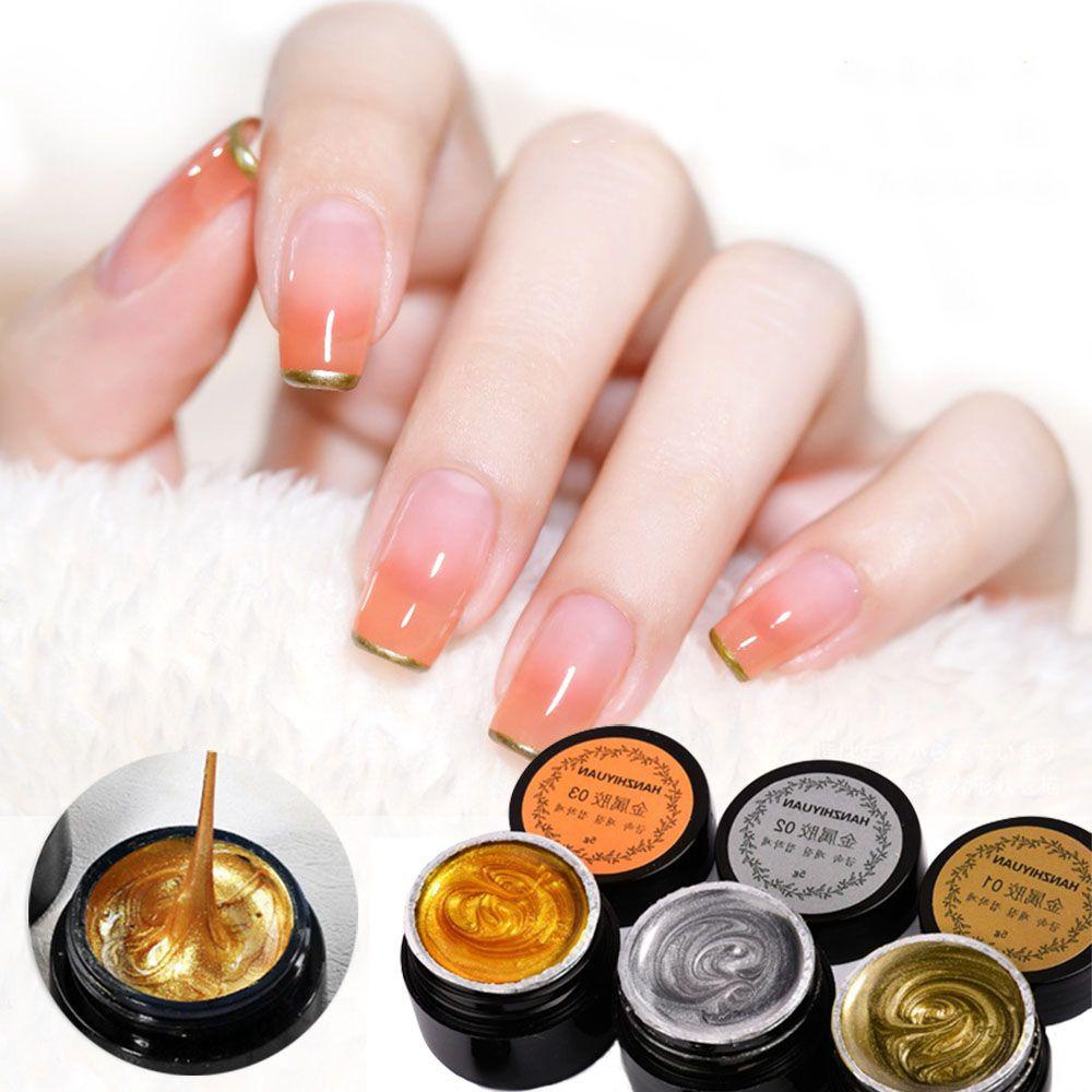 OCEANMAP Gel Sơn Móng Tay Ánh Kim Loại Lâu Trôi Thời Trang