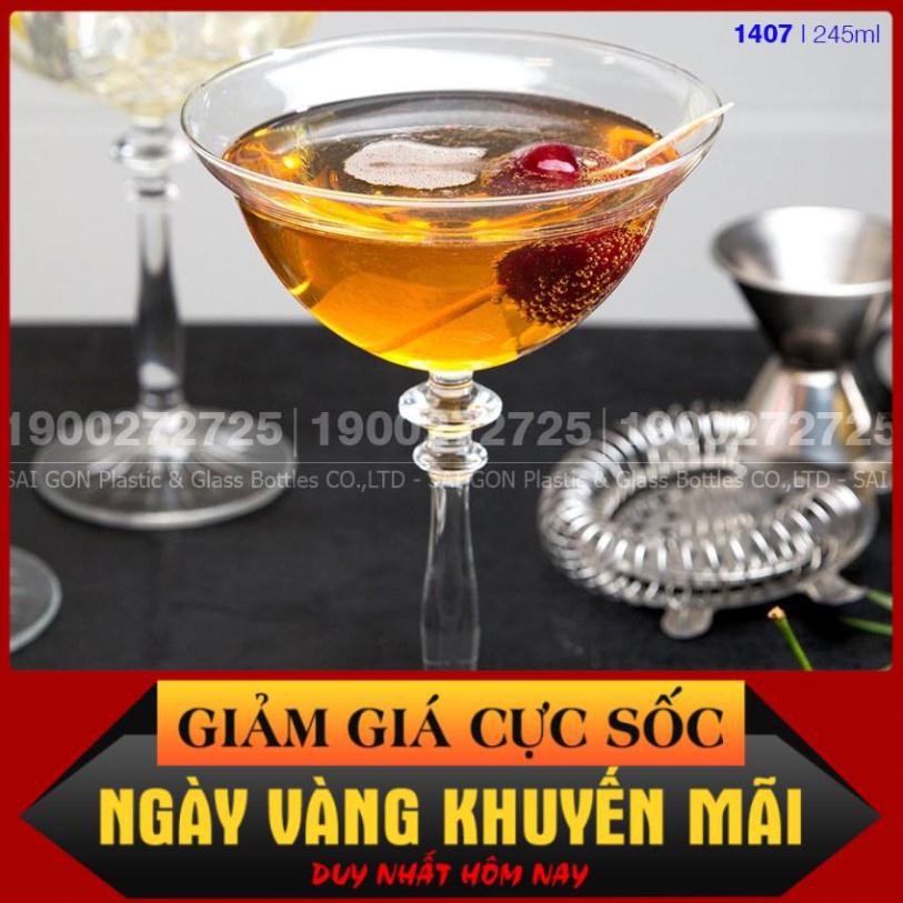 [HÀNG CAO CẤP] Ly Thủy Tinh Cao Cấp Vintage Gin Coupe 245ml | Nhập khẩu E.U