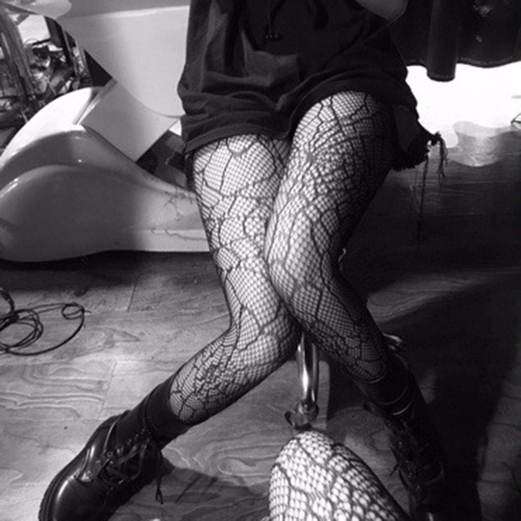 Quần Tất Nữ In Hoạ Tiết Mạng Nhện